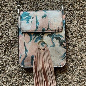 Louise et Cie pink bird purse